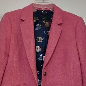 Talbots Vibrant Pink Blazer